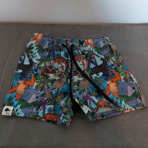 George Hats Jungle Animal Print Men's Shorts